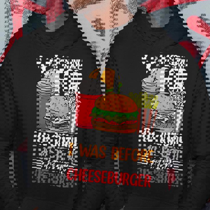 Burger メンズ レディース チーズバーガー ファーストフード バーガー愛好家 パーカー 面白い贈り物