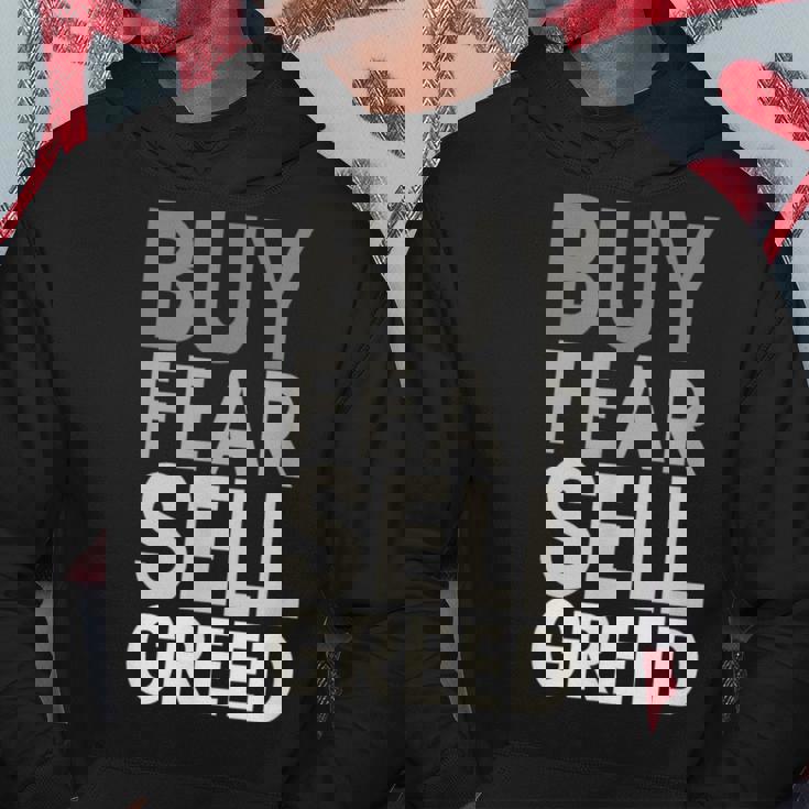 Buy Fearell Greed パーカー 面白い贈り物