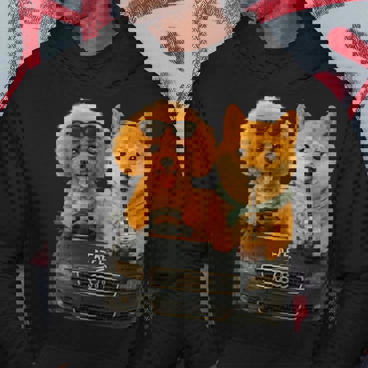 Car Dog パーカー 面白い贈り物