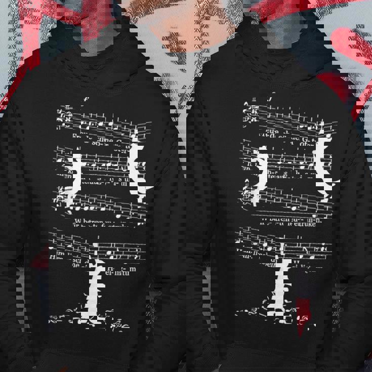 Cats Kittens ベートーヴェン第9番 交響曲 クラシック 楽譜 パーカー 面白い贈り物