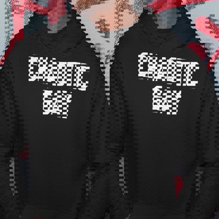 Chaotic Gay 面白い ゲイプライド ユーモア Lgbtq Gay パーカー 面白い贈り物