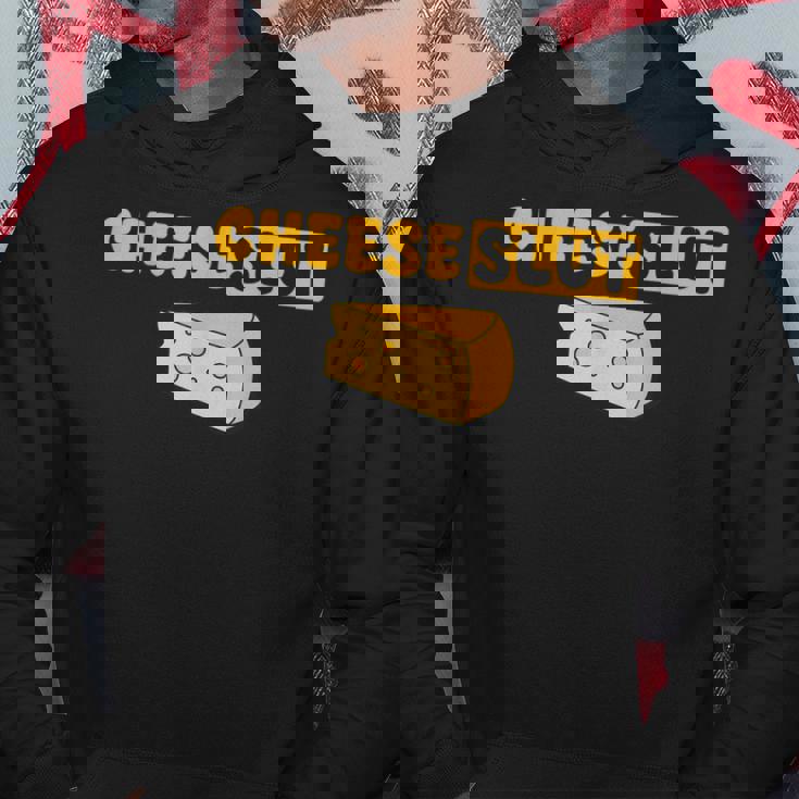 Cheeselut ファニーチーズ愛好家 乳製品 カード ユーモア メンズ レディース パーカー 面白い贈り物