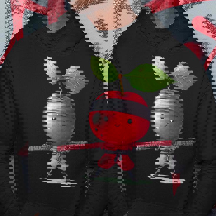 Cherry Ninja かわいいtシャツ パーカー 面白い贈り物