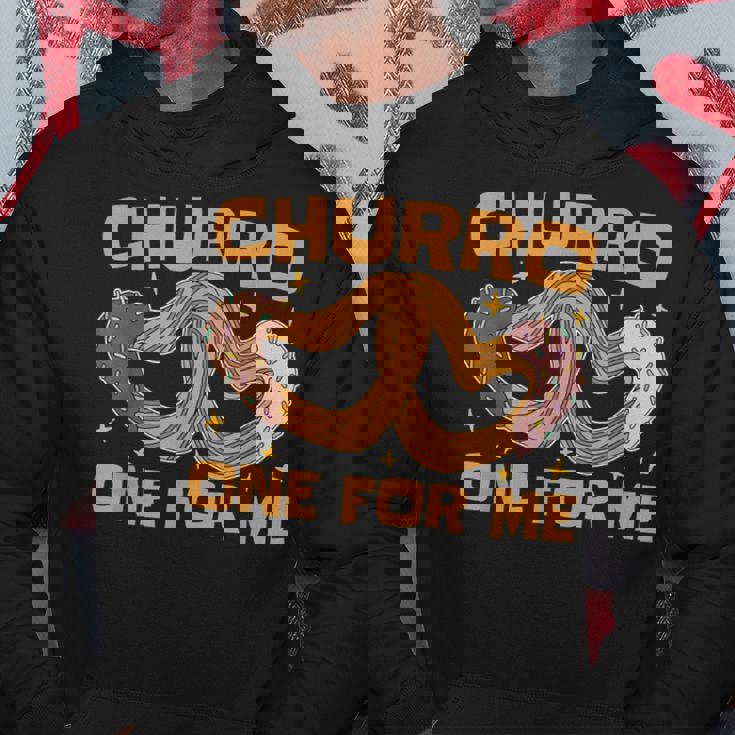 Churro One For Me メキシコ料理 揚げ生地が大好き チュロス パーカー 面白い贈り物