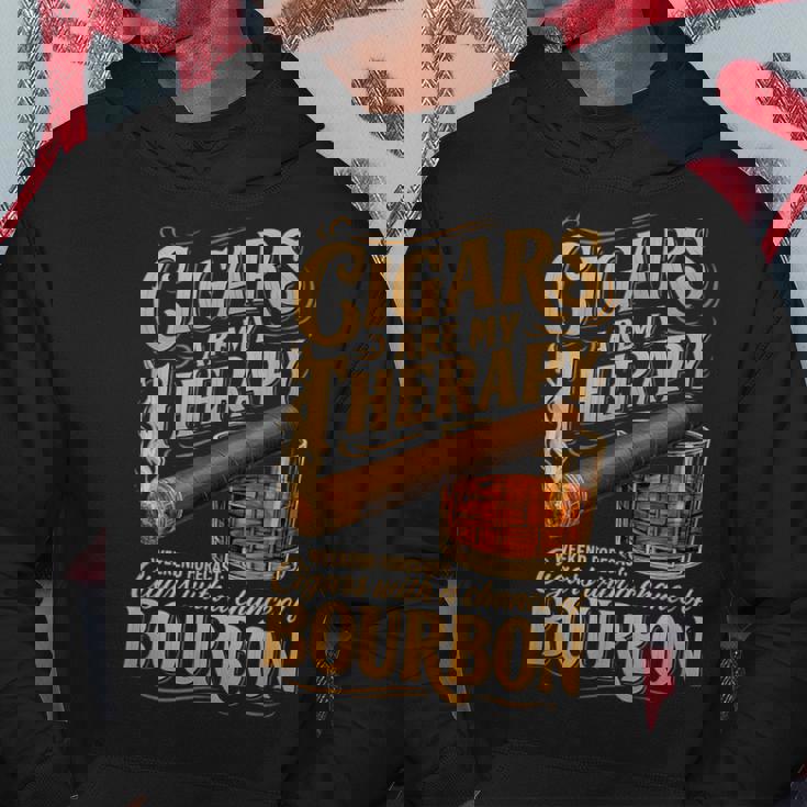 Cigars Are My Therapy Weekend Forecast Bourbonアパレル パーカー 面白い贈り物