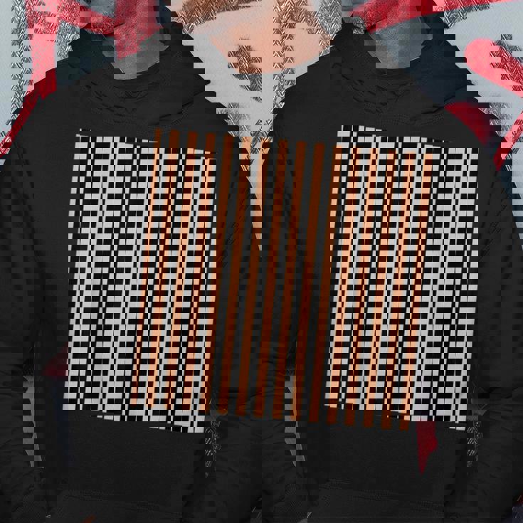 Color Of The Year 2024 -ピーチファズとブラックストライプ パーカー 面白い贈り物