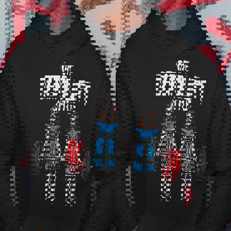 Come Deadlift With Us ウェイトリフティング ボディビルディング フィットネスジム パーカー 面白い贈り物