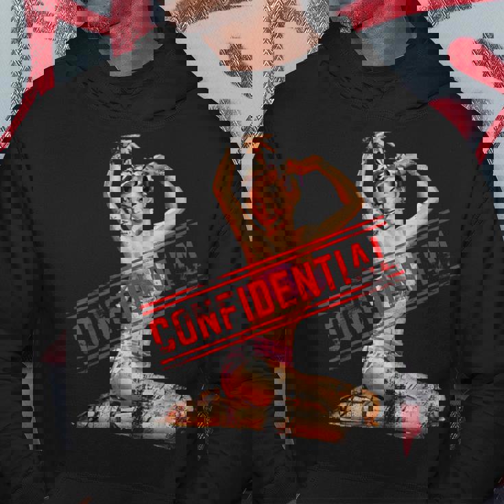 Confidential ピンナップガール パーカー 面白い贈り物