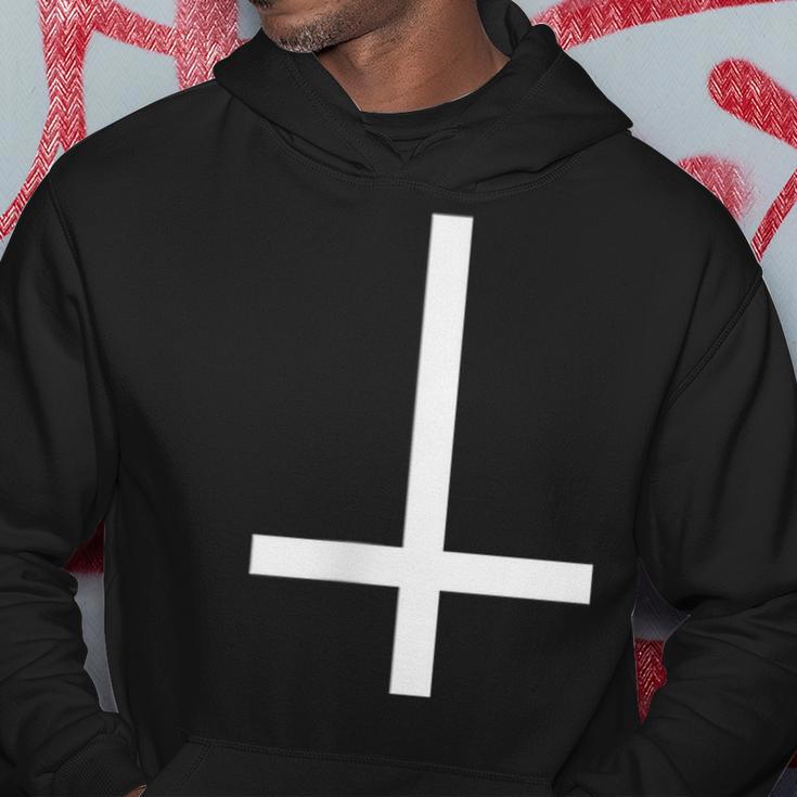 Sweat à Capuche Gothique Avec Croix - Design Alternative Grunge Emo - 100% Coton - Coupe Classique