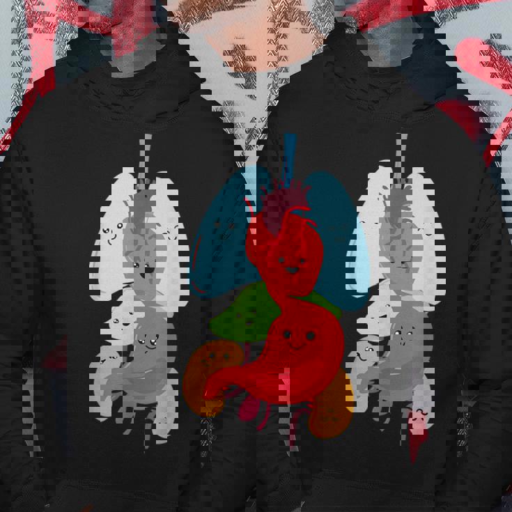 Cute Anatomy Internal Organs Body パーカー 面白い贈り物