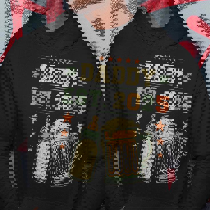 Daddy Est 2025 年のパパ 初めての父の日 新しい父親 若い父親 パーカー 面白い贈り物