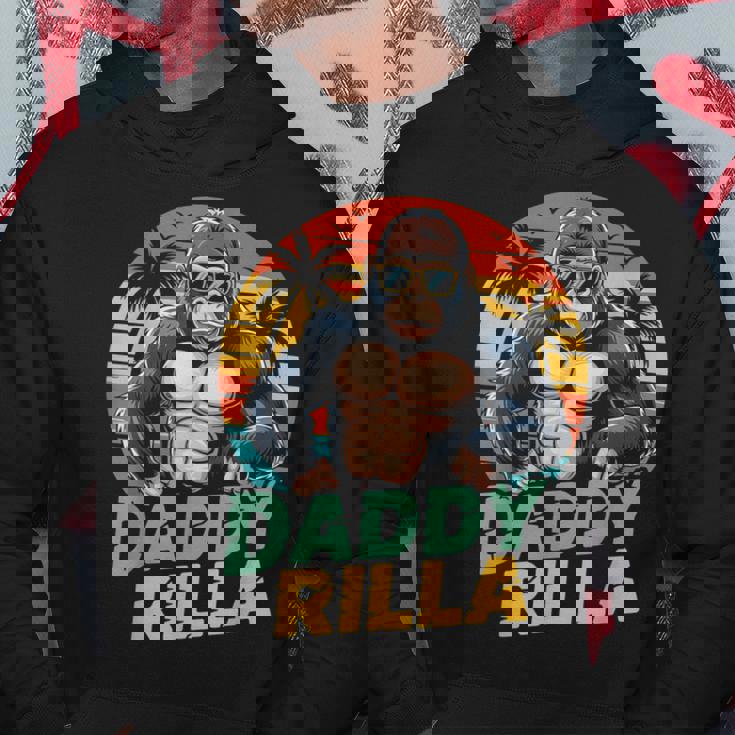 Daddy Rilla Gorilla Dad 父の日ギフト お父さんへのギフト パーカー 面白い贈り物