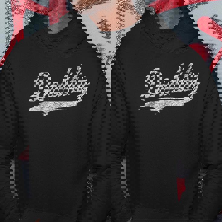 Daddy 野球スクリプト カーシブ ジャージスタイル お父さん 父の日 パーカー 面白い贈り物