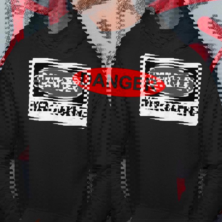 Danger Man Cooking Bbqign パーカー 面白い贈り物