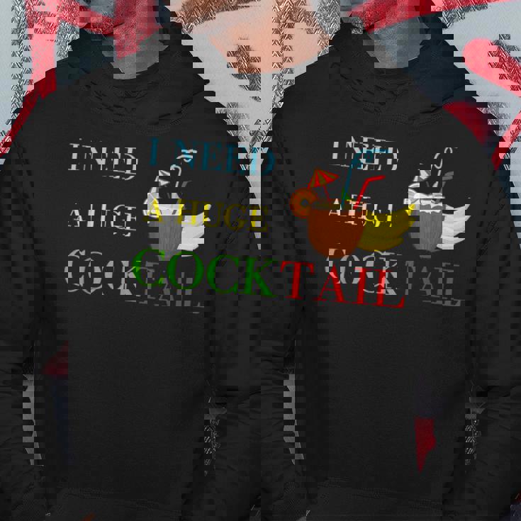 Day Drinking I Need A Huge Cocktail For カクテル パーカー 面白い贈り物