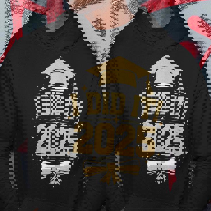 I Did It Graduate 2025 2025年卒業クラス パーカー 面白い贈り物