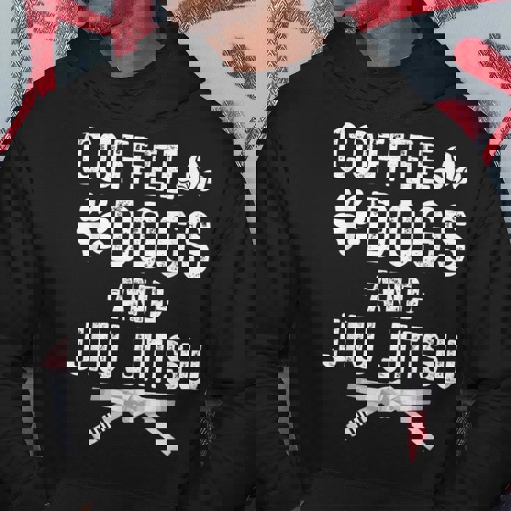 Divertidos Perros De Café Jiu Jitsu Y Artes Marciales Jiu Sudadera Regalos divertidos