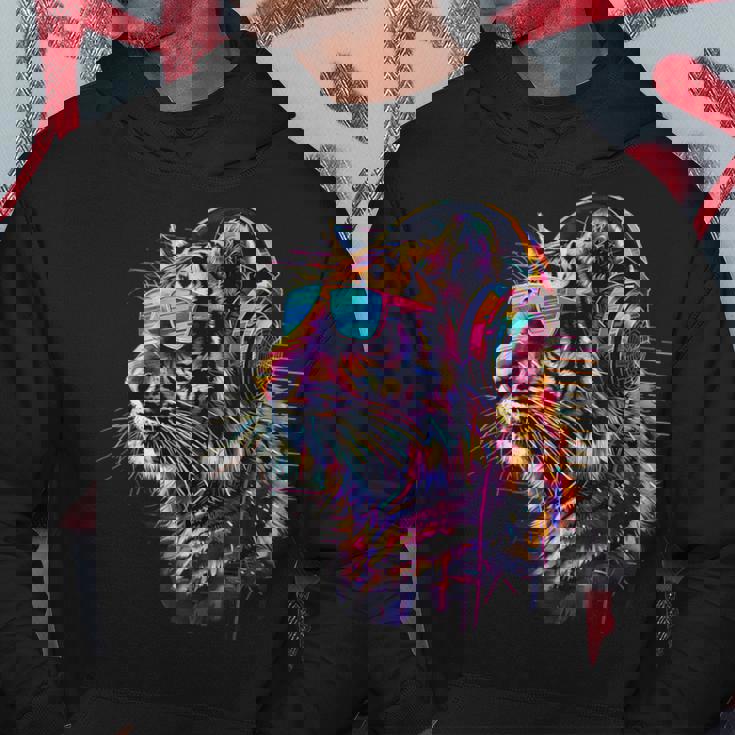 Dj Tiger ミュージックヘッドフォン ハウス ビートメーカー 音楽プロデューサー パーカー 面白い贈り物