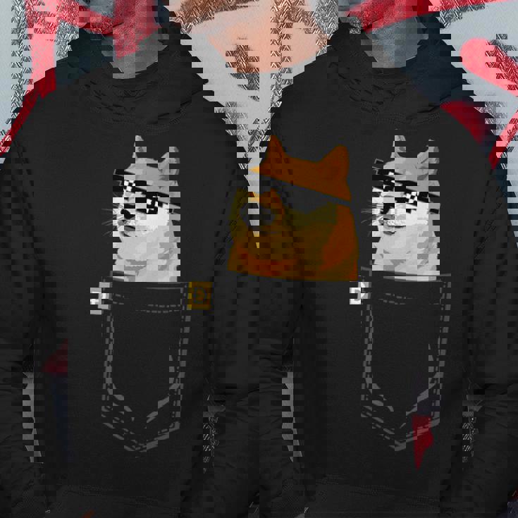 Doge コインロゴシャツ フェイクポケットシャツ Dogecoin To The Moon パーカー 面白い贈り物