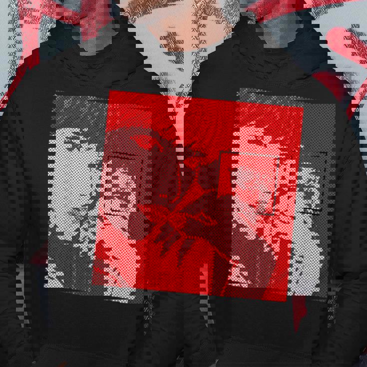 Dot Pattern Original Icon Official Illustration Red パーカー 面白い贈り物