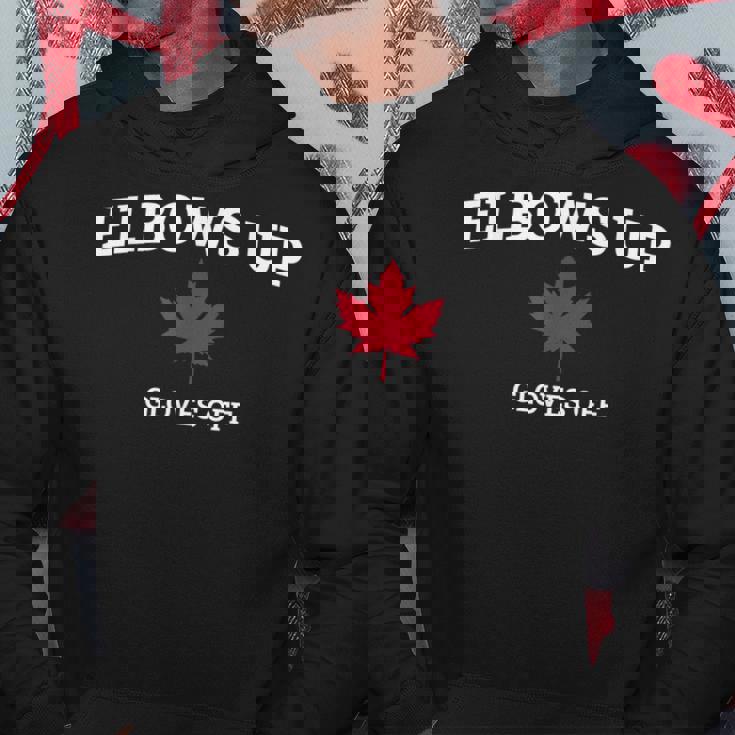 Elbows Up Canada グローブ Off Canadian Pride Northtrong パーカー 面白い贈り物