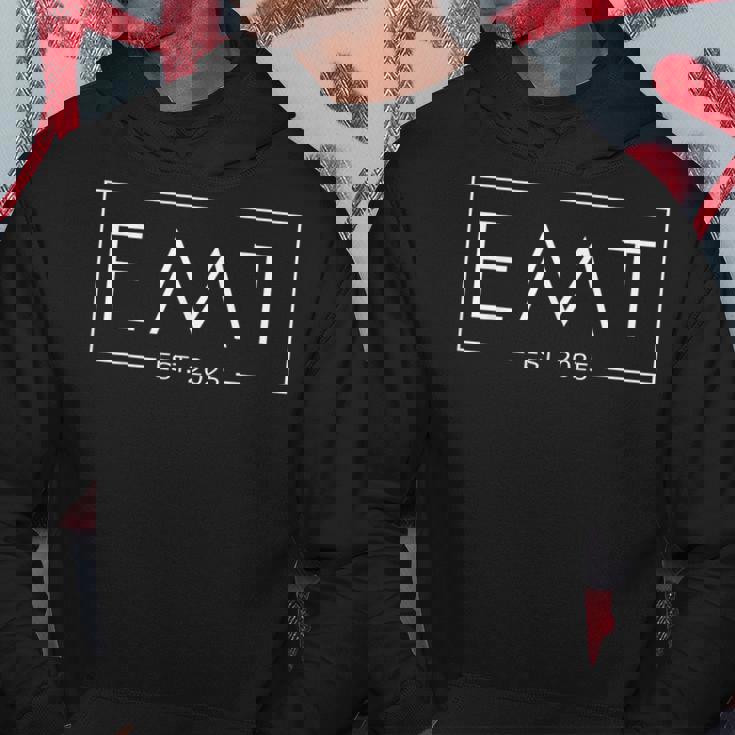 メンズ Emt設立 Est 2025 救急医療医療 卒業 パーカー 面白い贈り物