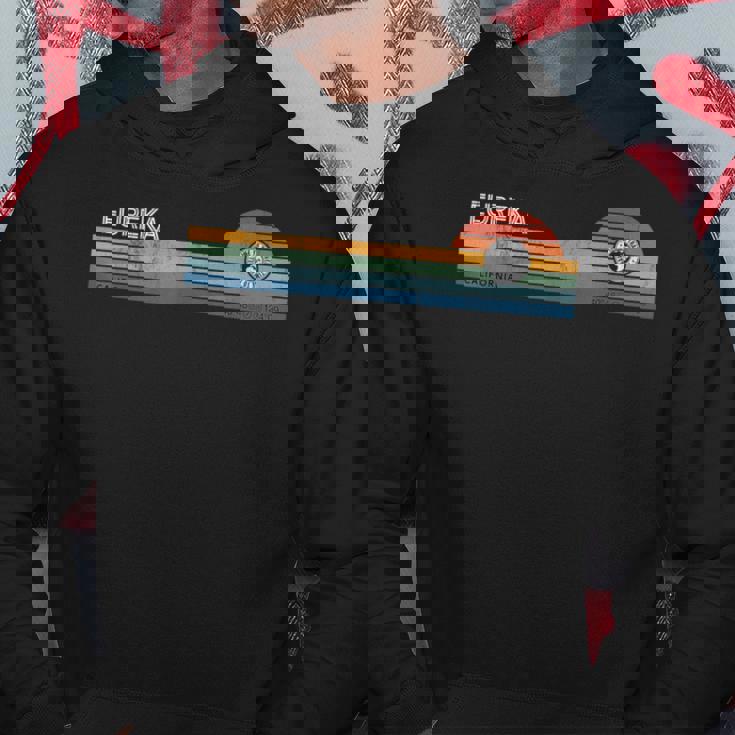 Eureka California Usa アメリカ レトロ サンセット レインボー シンセ パーカー 面白い贈り物