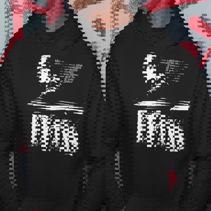 Evans Jazz Wisdom ピアニスト ミュージシャン 1色 パーカー 面白い贈り物