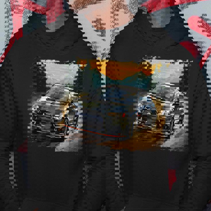 Evo 日本製スポーツカー パーカー 面白い贈り物