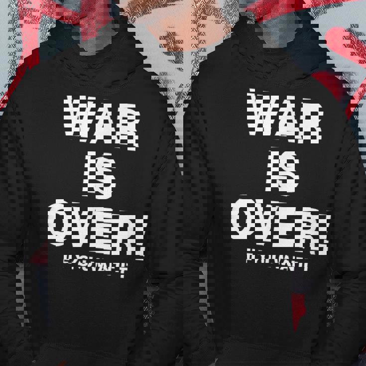 Exclusive War Is Over 限定版 ブラック If You Want It パーカー 面白い贈り物