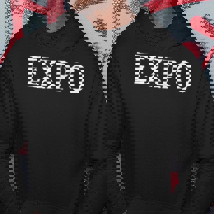 Expo 英単語アパレル パーカー 面白い贈り物