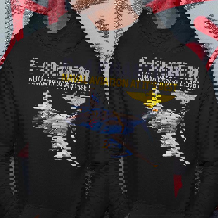 F-4 ファントム アクション中 海軍航空 最高 パーカー 面白い贈り物