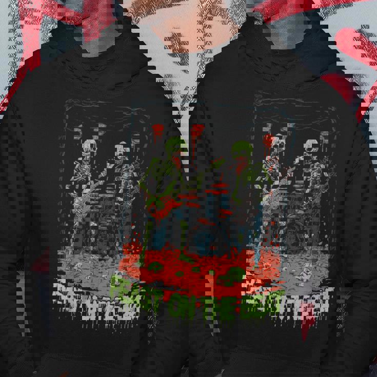 Feast On The Beat ゾンビバンド ハロウィン ロックンロール パーカー 面白い贈り物