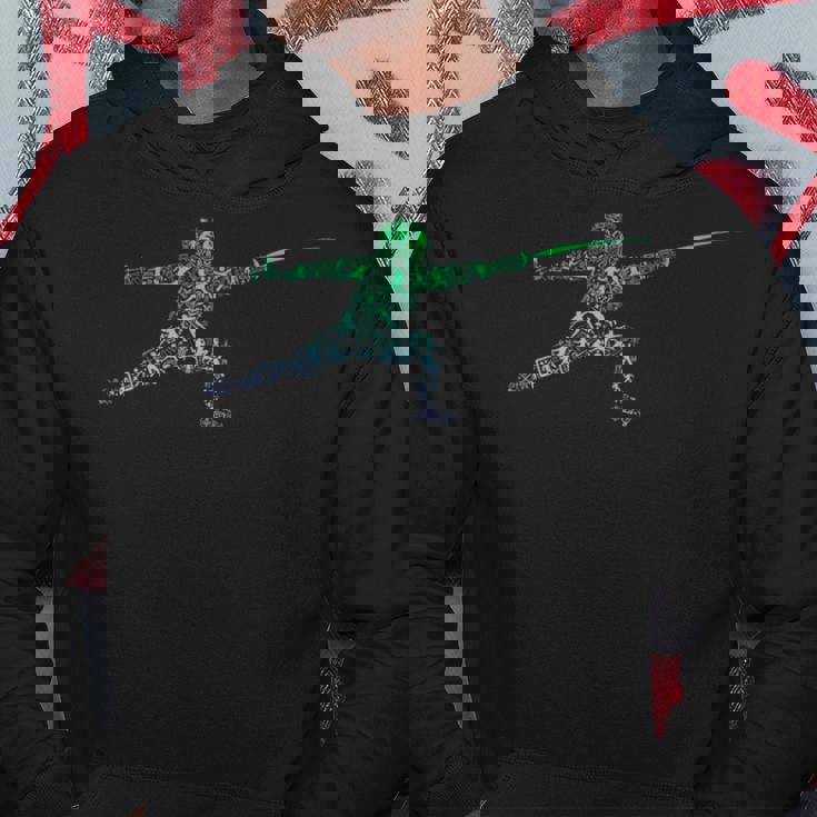 Fencingtance フェンサー 剣闘 ボーイズ フェンシング パーカー 面白い贈り物