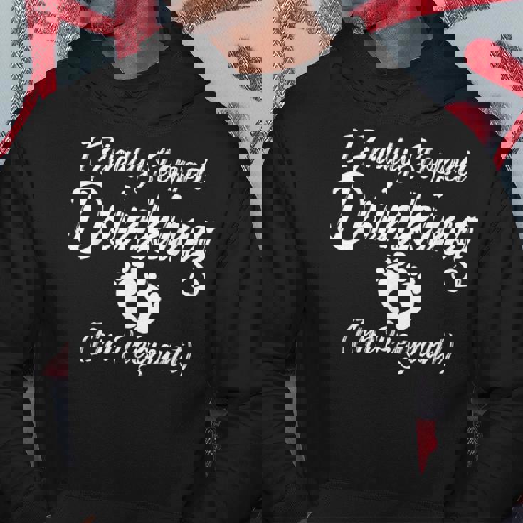 I Finallytopped Drinking I'm Pregnant ギフトtシャツ パーカー 面白い贈り物