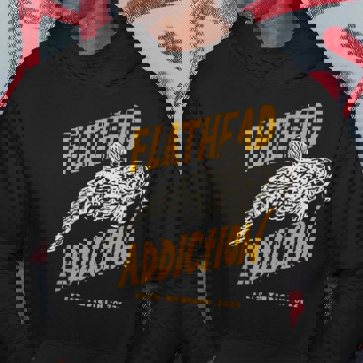 Flathead Addiction マゴチ 釣り パーカー 面白い贈り物