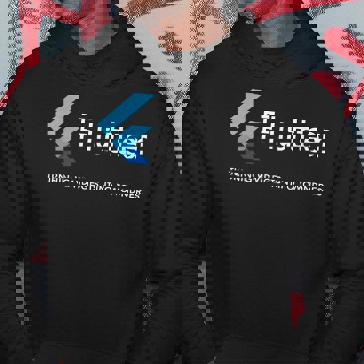 Flutter ウィジェットがアートになる場所 パーカー 面白い贈り物