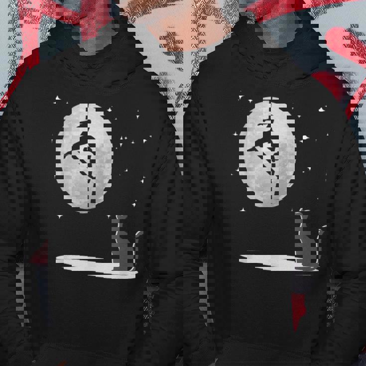 Fly Aerial ヨガハンモックシルク 星と月 猫 猫好き パーカー 面白い贈り物