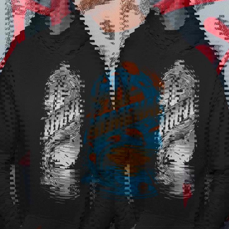 Fly-Nomenal 釣り竿とルアーグラフィック パーカー 面白い贈り物