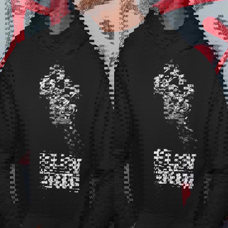 Follow The-Groove-Bass-Metal-Rock-Jazz-をフォローする パーカー 面白い贈り物