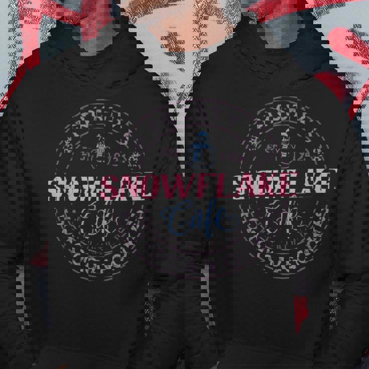 Frosty'snowflake Café 気まぐれでお祭り パーカー 面白い贈り物