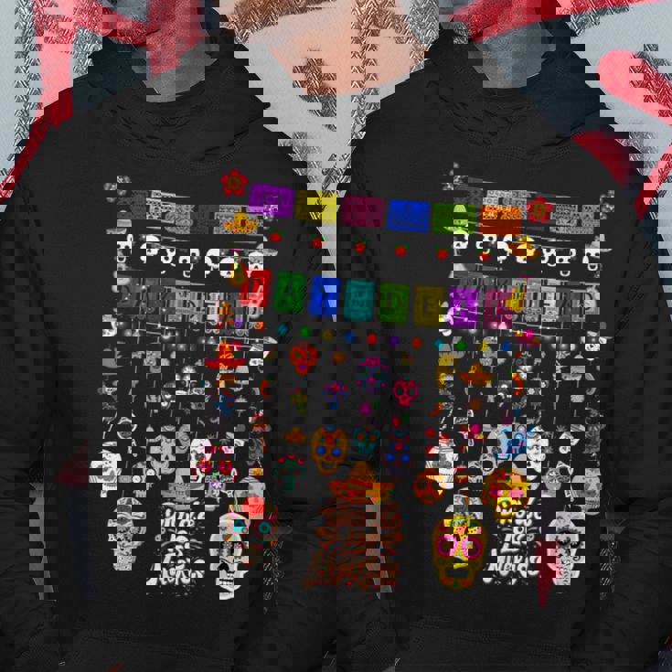 Fun Dia De Los Muertos メキシコシュガースカル パーカー 面白い贈り物