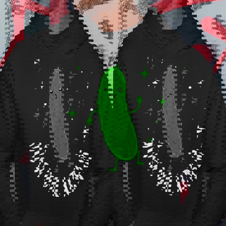 Bun Pickle-Just Dill With It パーカー 面白い贈り物