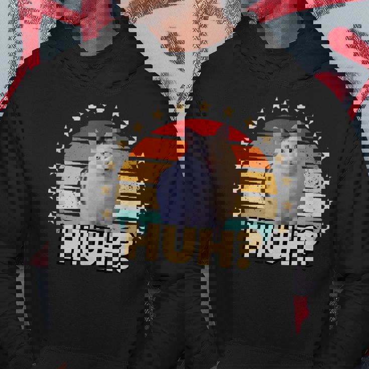 Huh Cat Huhおかしな猫好きのハッミーム パーカー 面白い贈り物