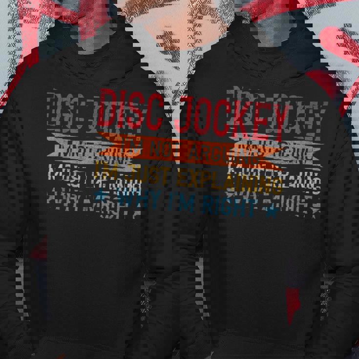 Profession Quote Disc Jockey パーカー 面白い贈り物