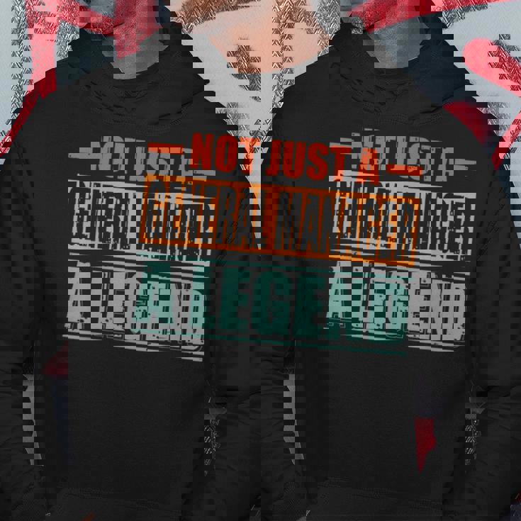 Quote Retro General Manager パーカー 面白い贈り物