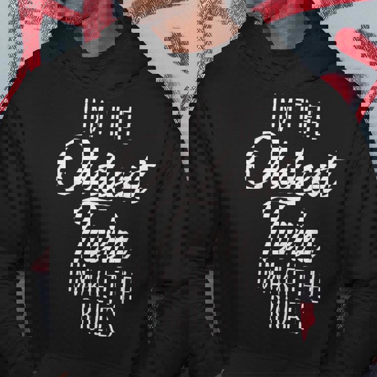 Twins Oldest Twin I Make The Rules 兄弟家族 パーカー 面白い贈り物