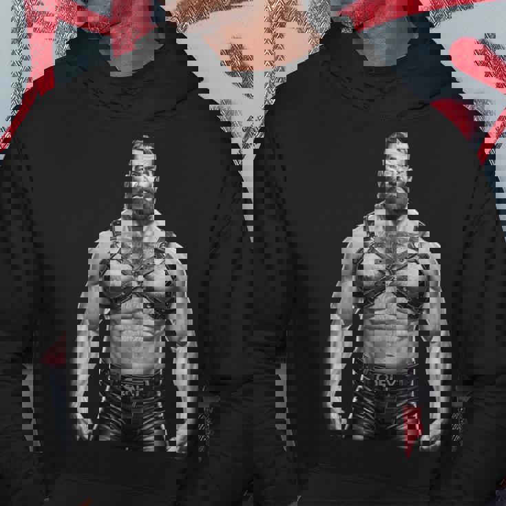 Gay Bear Community Pride Muscle Cub Bear メンズ ゲイパパ パーカー 面白い贈り物