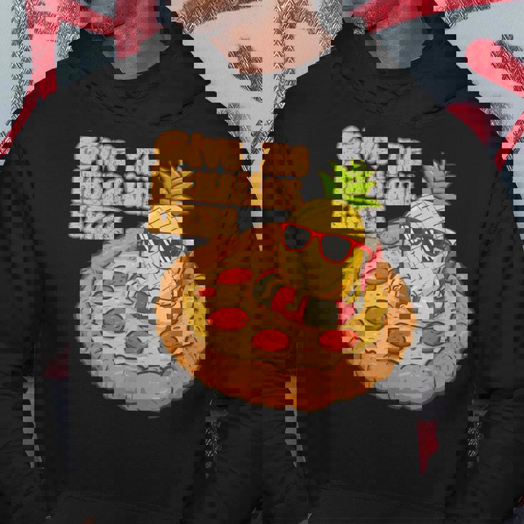 Give Me ハワイアンピザ パイナップル ピザ愛好家 ハワイアンピザ パーカー 面白い贈り物