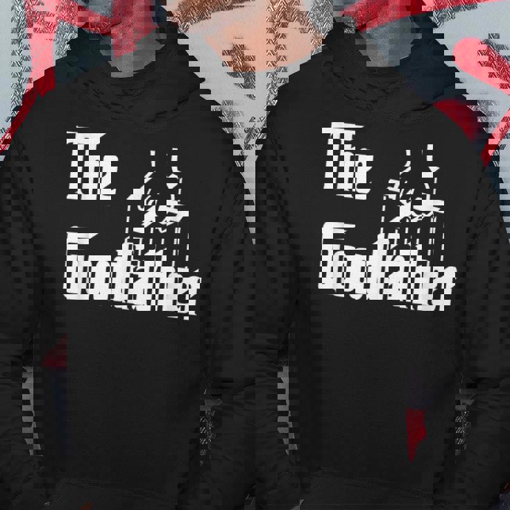 The Goodfather 父の日 ギフト グラフィック ホワイト パーカー 面白い贈り物